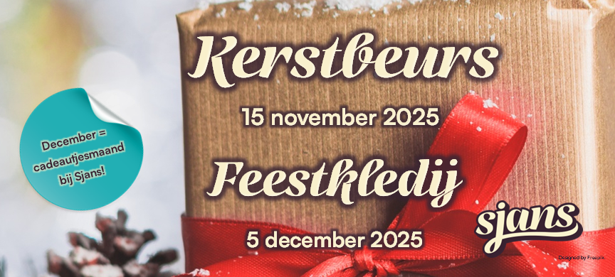 De Kerstbeurs vindt plaats op 15 november en vanaf 5 december kan je feestkledij komen shoppen.
